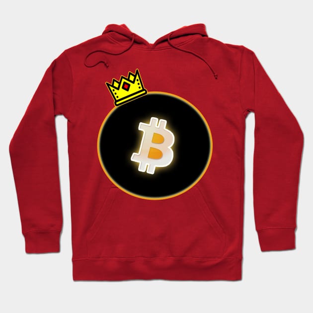 KING BITCOIN Hoodie by 